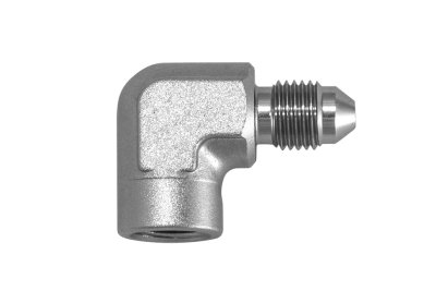 Адаптер П AN03 - М NPT1/8X27, 90°, алюминий, BLACKROCK LAB, AN379-0318NPT