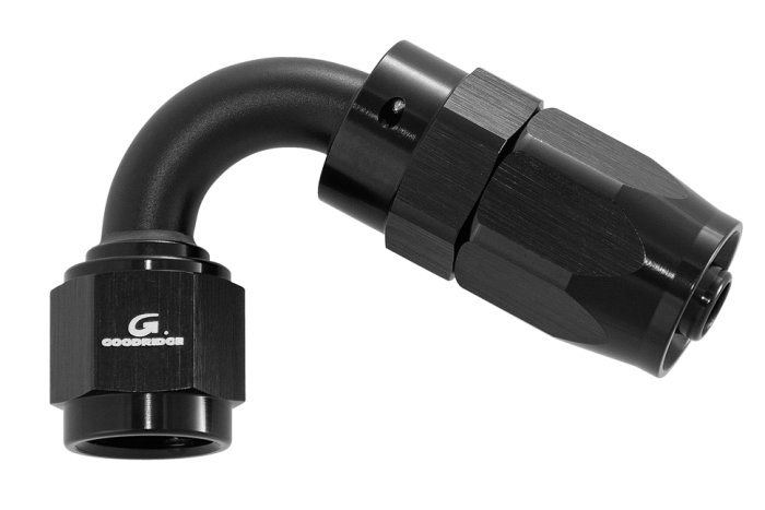 - 6 AN (6AN AN6) фитинг 120 градусов черный Goodridge 1136-12006BK