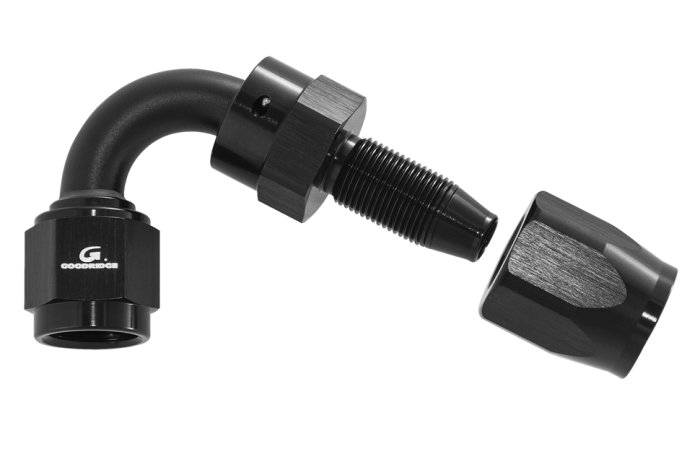 - 6 AN (6AN AN6) фитинг 120 градусов черный Goodridge 1136-12006BK