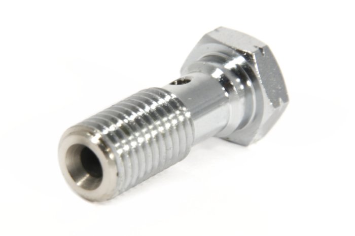 Болт (штуцер) для banjo M12x1.5 L=30mm хром, Goodridge 992-04-M12CH