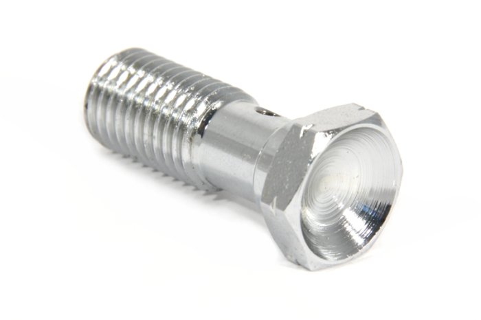 Болт (штуцер) для banjo M12x1.5 L=30mm хром, Goodridge 992-04-M12CH