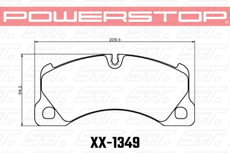 Колодки тормозные 23-1349 PowerStop Z23 передние PORSCHE CAYENNE 9PA; PANAMERA 970; TOUAREG 7LA