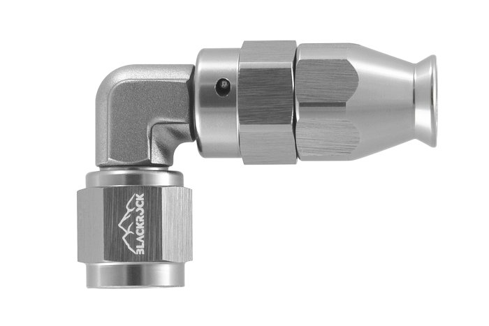 - 4 AN (4AN AN4) фитинг 90° D-04 60 серия нерж сталь BLACKROCK LAB T04-090-6 под тефлоновый шланг