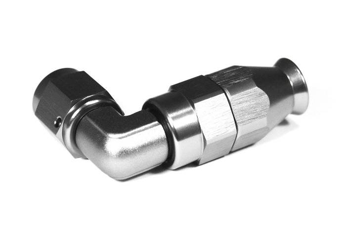 - 4 AN (4AN AN4) фитинг 90° D-04 60 серия нерж сталь BLACKROCK LAB T04-090-6 под тефлоновый шланг