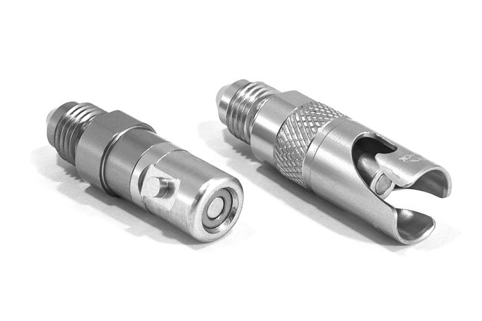 Быстросъёмный разъём П AN03 - П AN03, для тормозных шлангов, мото, алюминий, BLACKROCK LAB, QDC-03MA