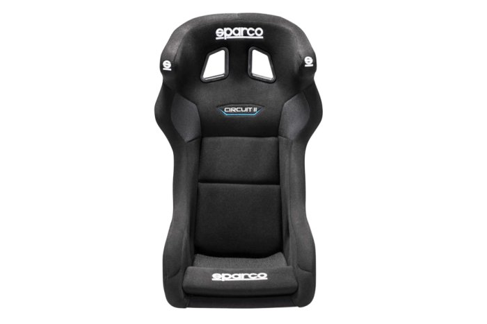 Спортивное сиденье CIRCUIT II QRT SPARCO, размер L, черное, FIA 8855-1999, 008011RNR