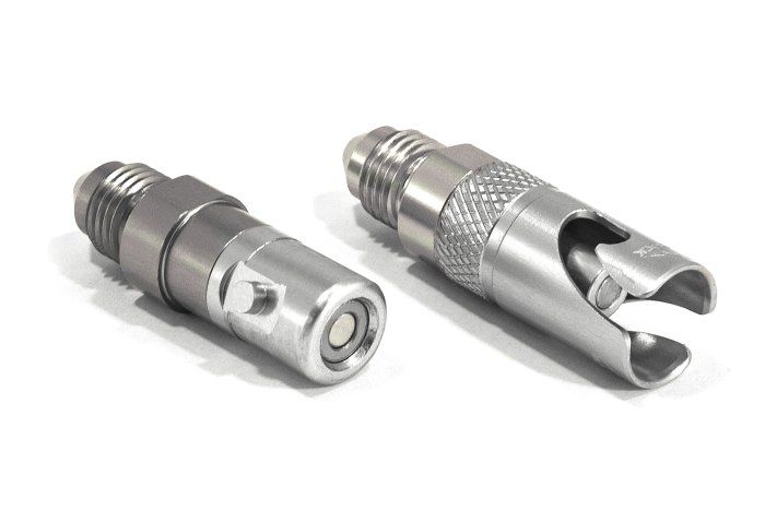 Быстросъёмный разъём П AN03 - П AN03, для тормозных шлангов, мото, титан, BLACKROCK LAB, QDC-03MT