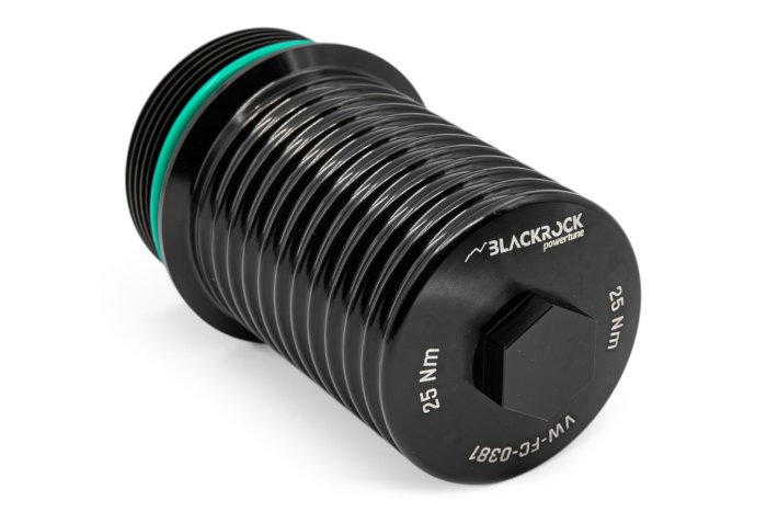 Крышка фильтра DSG алюминиевая BLACKROCK LAB VW-FC-0381; VAG DQ381; DQ500