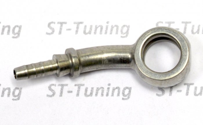 Фитинг banjo d10 mm, 20°, влево D-03 сталь, под опрессовку S5093L-03Z1, Goodridge