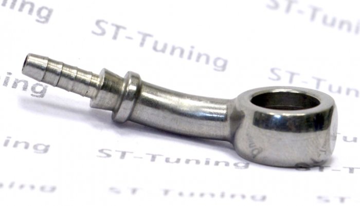 Фитинг banjo d10 mm, 20°, влево D-03 сталь, под опрессовку S5093L-03Z1, Goodridge