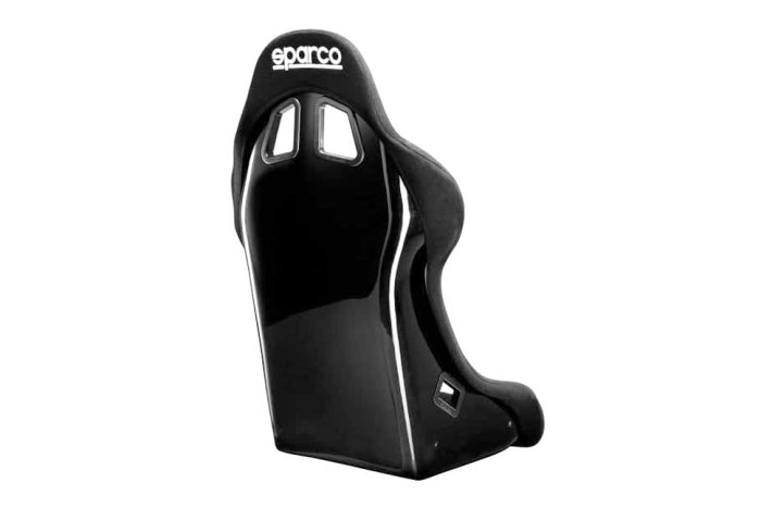 Спортивное сиденье EVO XL QRT SPARCO, размер XL, черное, FIA, 008015RNR
