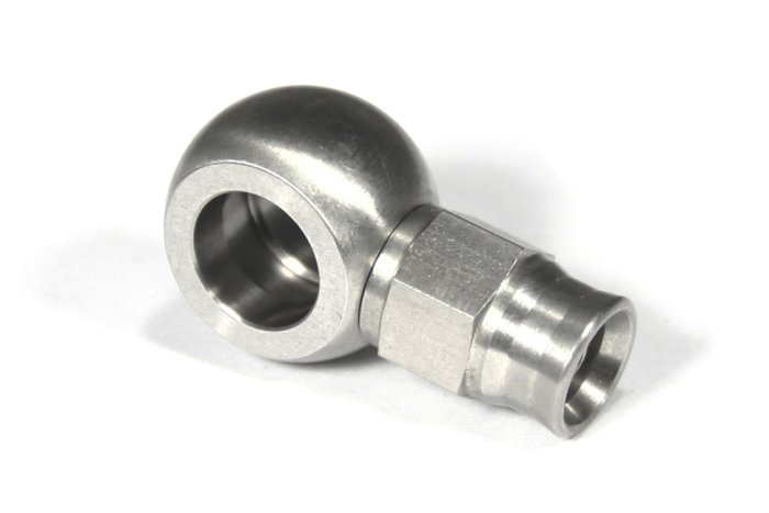 Фитинг banjo d10 mm, короткий D-03, нерж. сталь B03-D10S, BLACKROCK LAB