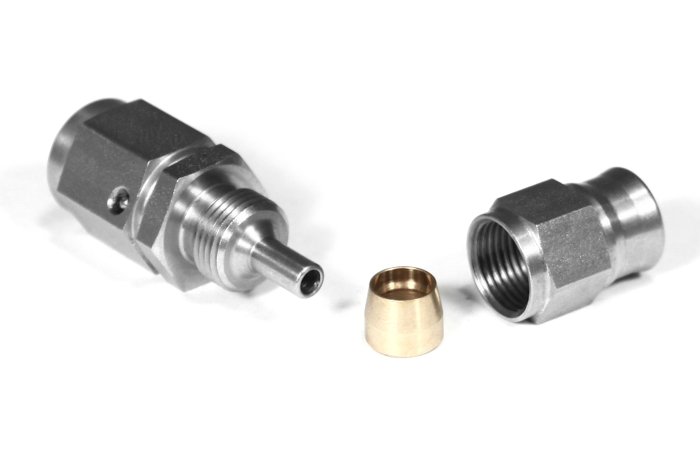 Фитинг мама AN-03 3/8X24 под прямой конус, вращающийся D-03 сталь T03-001-6ST, BLACKROCK LAB