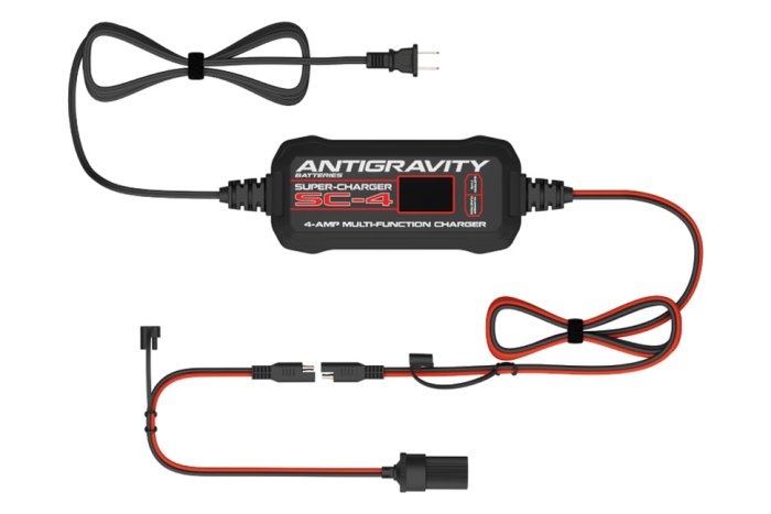 Зарядное устройство для литиевых (LiFePO4/LFP) и свинцовых (AGM, Gel) АКБ Antigravity AG-BC-SC-4