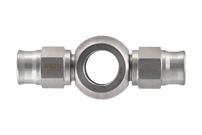 Фитинг banjo d10 mm, проходной D-03 сталь, T03-B10-2SS, BLACKROCK LAB