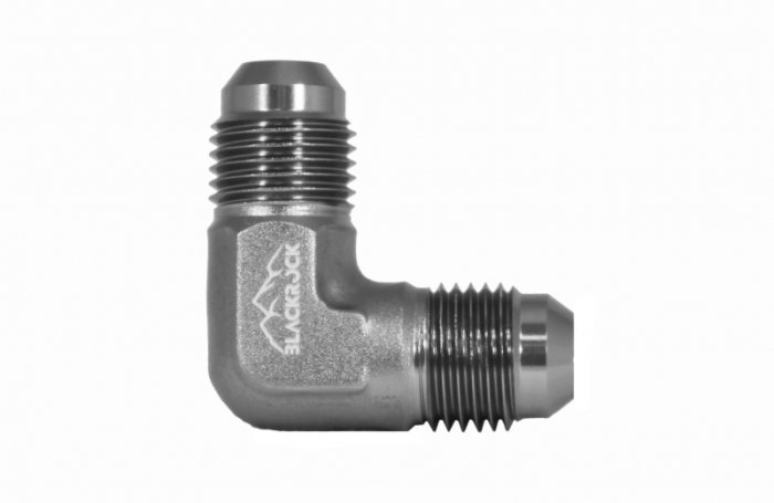 Адаптер П AN06 - П AN06, 90°, алюминий, BLACKROCK LAB, AN821-06Ti
