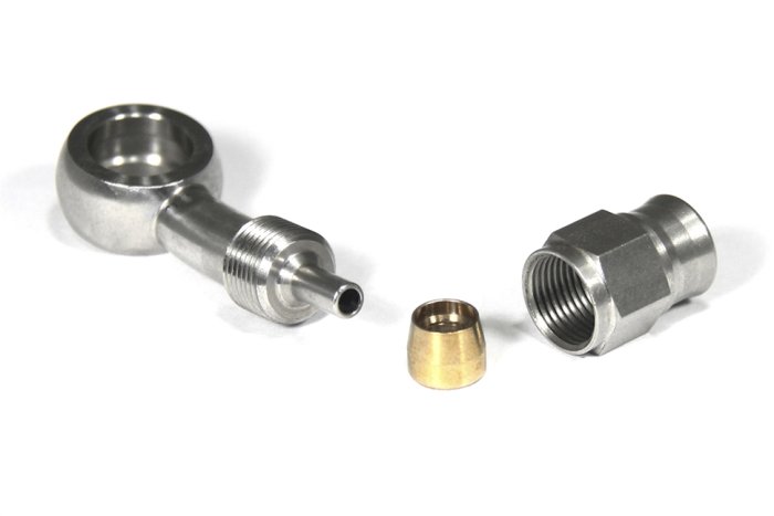 Фитинг banjo d10 mm, 20° D-03 нерж сталь B03-2D10, BLACKROCK LAB
