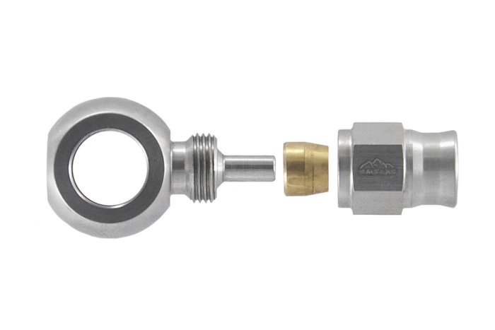 Фитинг banjo d10 mm, короткий D-03, сталь B03-D10SST, BLACKROCK LAB