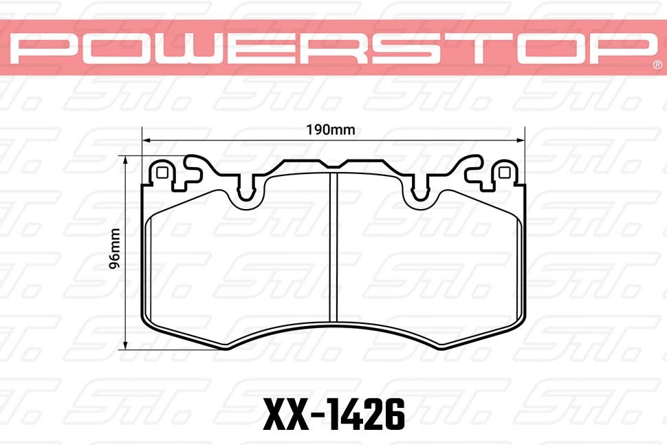 Колодки тормозные 23-1426 PowerStop Z23 передние RANGE ROVER SPORT; IV;  колесо 20