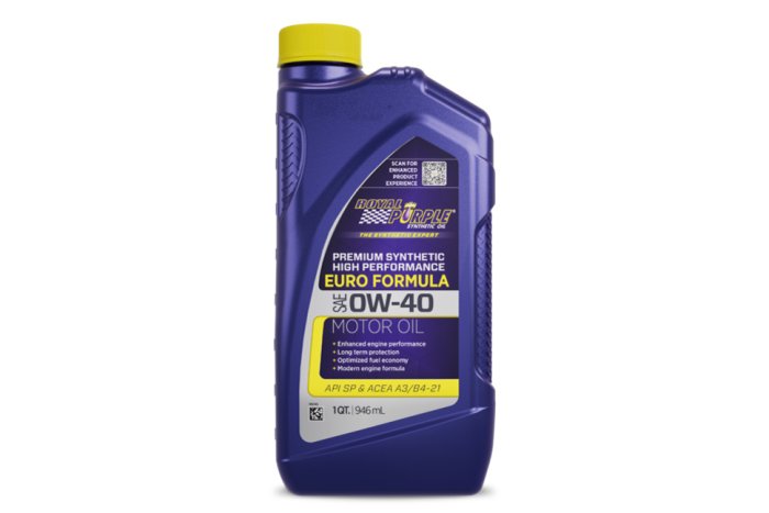 Масло моторное ROYAL PURPLE High Performance Euro Formula 0W-40, 6484 (946 мл.)