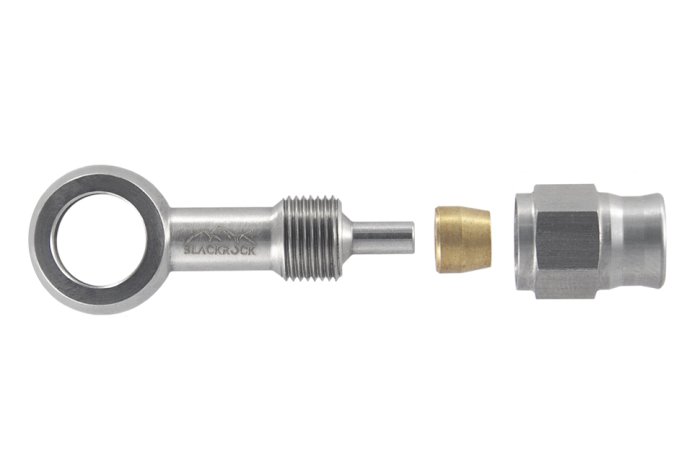 Фитинг banjo d10 mm, длинный D-03, сталь B03-D10TST, BLACKROCK LAB