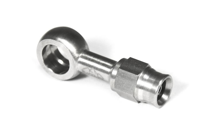 Фитинг banjo d10 mm, длинный D-03, сталь B03-D10TST, BLACKROCK LAB