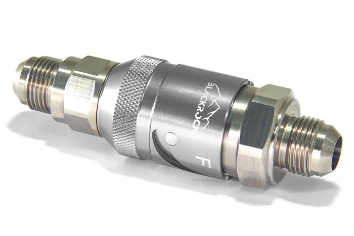 Быстросъёмный разъём П AN12 - П AN12, корпус AN-12, титан, BLACKROCK LAB, QDC-12T