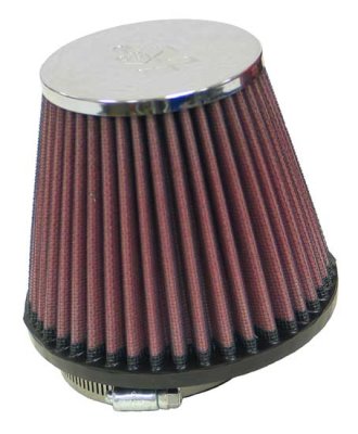 Фильтр нулевого сопротивления универсальный K&amp;N RC-4570 Chrome Filter; посадочный d=73 mm