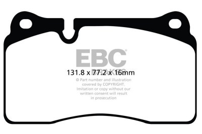 Колодки тормозные DP52070NDX EBC Bluestuff