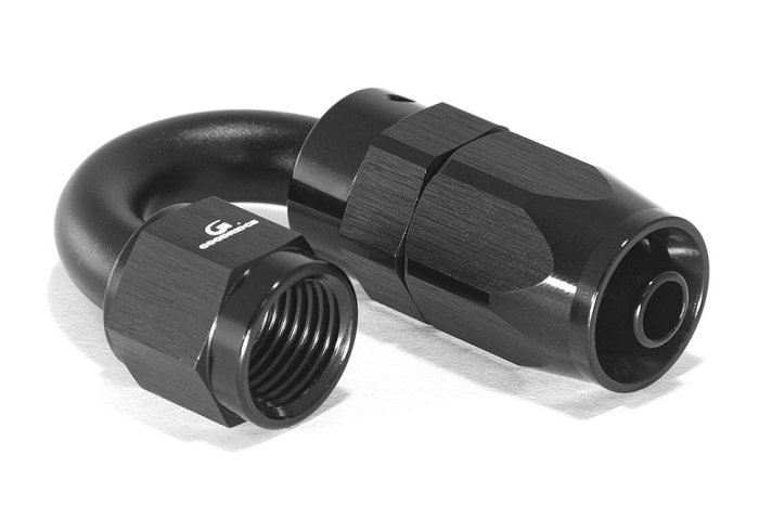 - 6 AN (6AN AN6) фитинг 180 градусов черный Goodridge 1136-18006BK