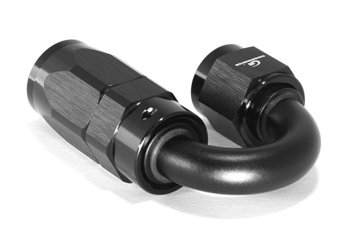 - 6 AN (6AN AN6) фитинг 180 градусов черный Goodridge 1136-18006BK