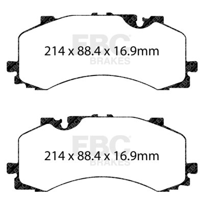 Колодки тормозные DP52279NDX EBC Bluestuff перед A6 4A; A7 4K; A8; Q7 4MB; Q8 Akebono 400mm