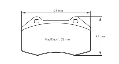 Колодки тормозные 8023-RSL29 PAGID RSL29 перед Brembo Renault Clio3 RS; Megane 2 Sport; Mazda MX5