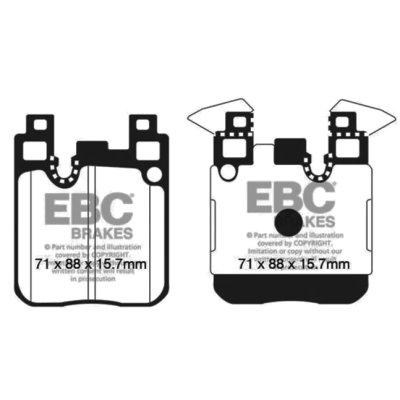 Колодки тормозные DP42133R EBC Yellowstuff BMW задние M4 F82; M3 F80; M2 F87; M-Performance