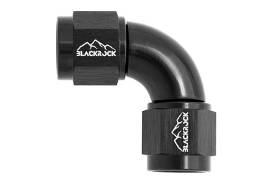 Адаптер М AN10 - М AN10, 90°, алюминий, BLACKROCK LAB, CP-9010BK