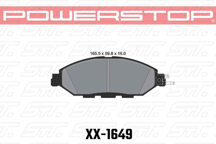 Колодки тормозные 23-1649 PowerStop Z23 передние NISSAN PATHFINDER IV (R52); INFINITY QX60