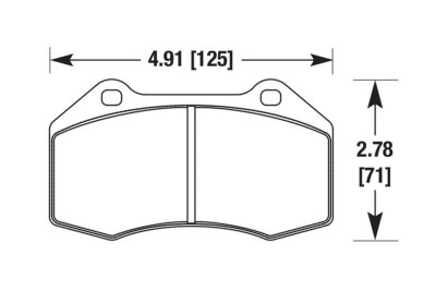 Колодки тормозные DP81539RPX EBC RP-X перед Brembo Renault Clio3 RS; Megane 2 Sport; Mazda MX5