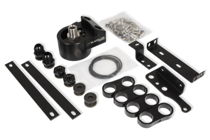 Радиатор масляный 10 рядов установочный комплект TOYOTA GT86, SUBARU BRZ BLACKROCK LAB TY-BCK-0086