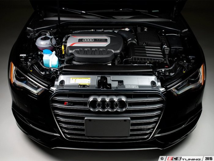 Силиконовый патрубок Воздушный фильтр-Турбина ECS 3220437, VAG Gen3, 2.0 TSI