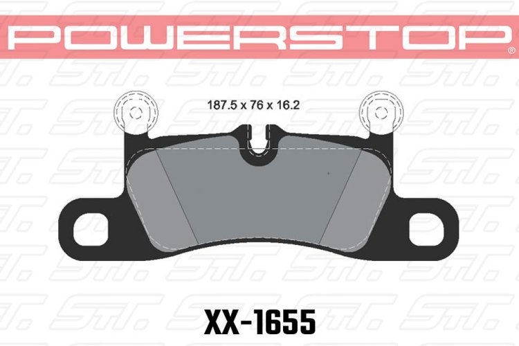 Колодки тормозные 23-1655 PowerStop Z23 задние Porsche 911; Cayenne; Boxter