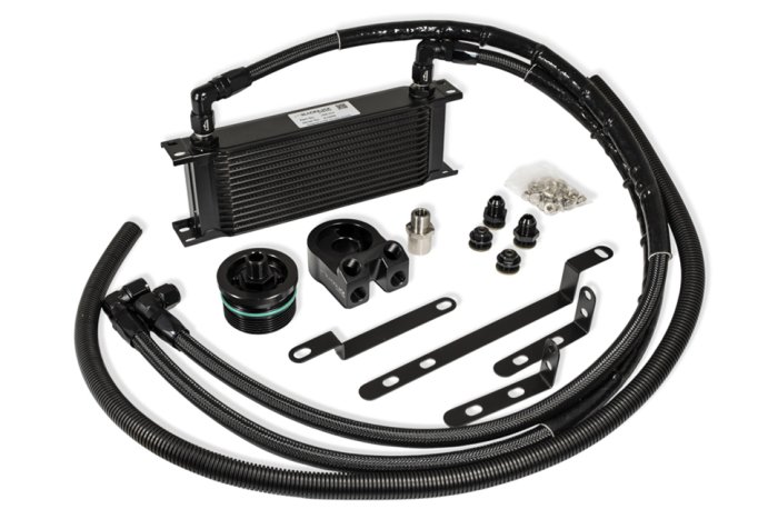 Радиатор масляный 14 рядов установочный комплект VAG EA888 Gen3, GOLF 7 BLACKROCK LAB VW-BCK-0180