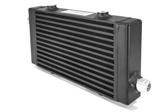 Радиатор масляный 14 рядов; 290 mm; Slimline 10-AN выходы С ДВУХ СТОРОН; BLACKROCK LAB, URS-529B