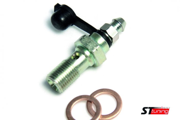 Болт (штуцер) с прокачным штуцером Goodridge для banjo M10x1.25 сталь, 992-32BNZ1