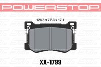 Колодки тормозные 23-1799 PowerStop Z23 передние KIA K9; HYUNDAI GENESIS