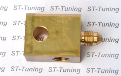 Тройник Goodridge М-П (M10x1-AN03), М обратный- П прямой конус G105-31B