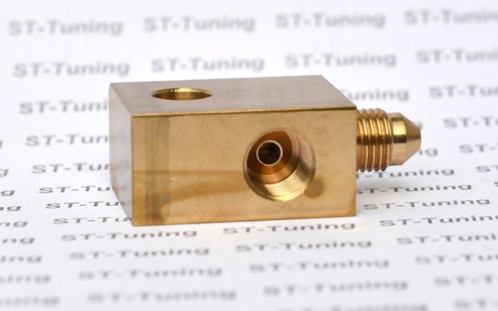 Тройник Goodridge М-П (M10x1-AN03), М обратный- П прямой конус G105-31B