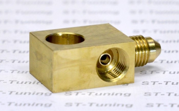 Тройник Goodridge М-П-М (M10x1-AN03-M10x1), обратный-прямой-обратный конус, G105-31A