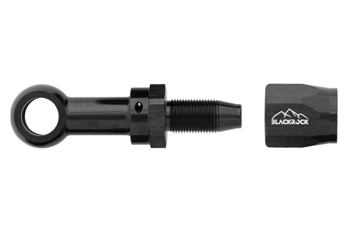 - 6 AN (6AN AN6) фитинг banjo d12,5 mm, BLACKROCK LAB B06-D12BK