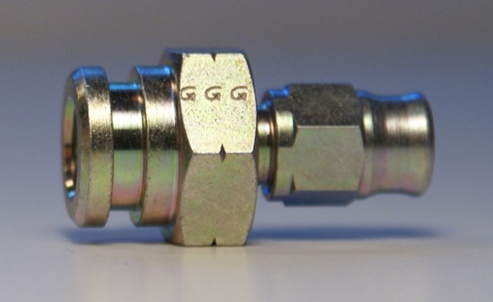 Фитинг мама M10*1 под прямой конус, под ключ 19mm D-03 сталь 758-03-31P, Goodridge