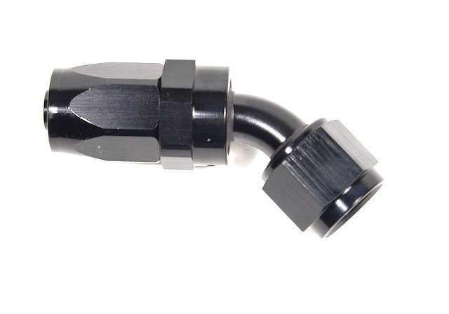 - 6 AN (6AN AN6) фитинг 45° черный Goodridge 1136-4506BK